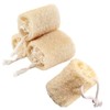 Esponja de Lufa Natural, 4 unidades Estropajo para Cuerpo, Esponja