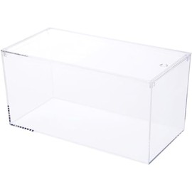 Pioneer Plastics 083CAQUA Clear Micro Habitat Terrarium, Tarantula Enclosure, Desktop Aquarium, 7.75" W x 3.75" D x 3.75" H
