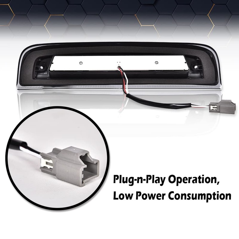 PIT66 3rd Brake Light, Compatible with 2014-2020 Chevy Silverado 2014-2020
