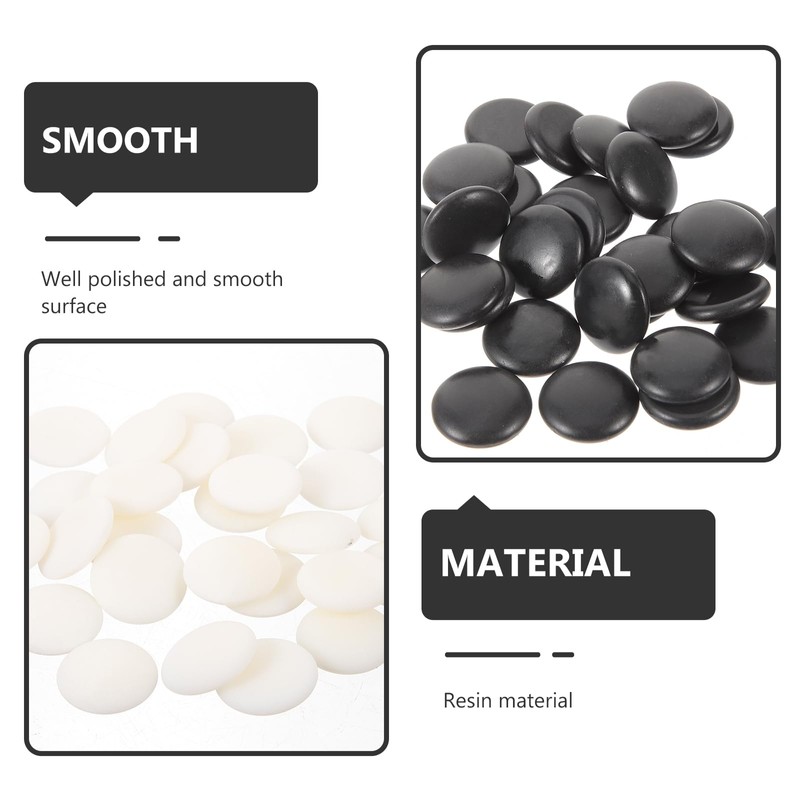 FAVOMOTO 360PCS Go Game Stones Set - Go Pieces Stones