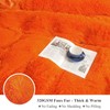 XeGe Plush Faux Fur Duvet Cover King Size, Luxury Shaggy