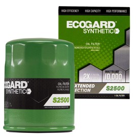 ECOGARD S2500 Premium Spin-On Engine Oil Filter for Synthetic Oil Fits Ford F-150 3.5L 2011-2022, F-150 5.0L 2011-2022, Explorer 3.5L 2011-2019, Edge 3.5L 2009-2018, Taurus 3.5L 2009-2019