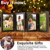Hinged Picture Frames,Foldable Photo Frame,Folding Frame,Glass Photo Frame,with 180° Foldable
