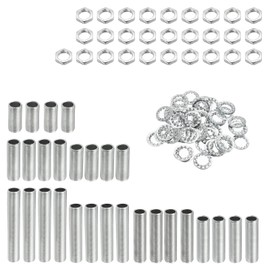 sourcing map 84-Piece Lamp Tube Set Washers M10 Thread Fixings