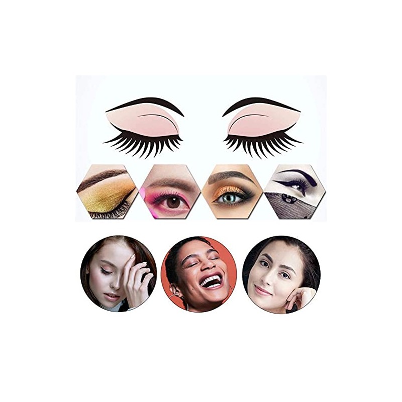 KKPLZZ Molde de plástico para Cejas, Moldeador de Cejas Suave