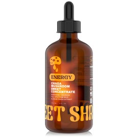 Sweet Shroom Full Spectrum Adaptogenic Mushrooms Concentrate - Wild Harvested Organic Chaga Extract for Immune Support, Antioxidants & Natural Energy - Premium Superfood Supplement, 4oz