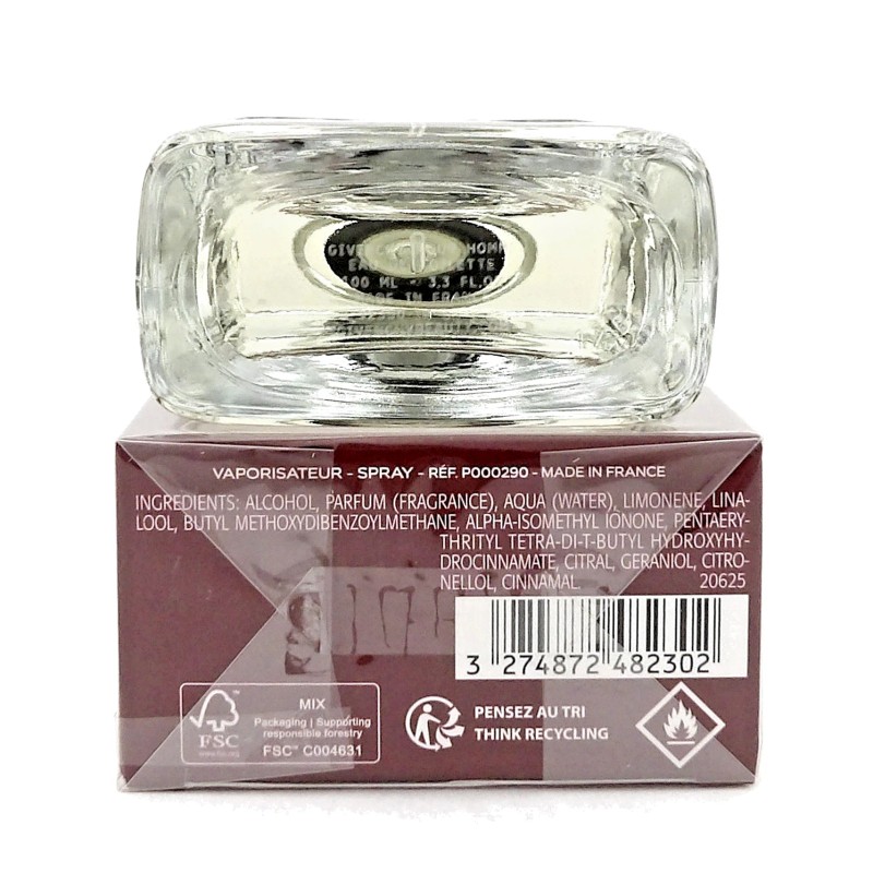 Givenchy Pour Homme 3.3 oz/ 100 ml Eau de Toilette