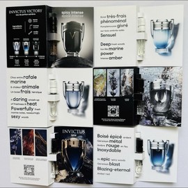 Paco Rabanne INVICTUS Men’s Cologne Collection Sample Spray Vials 6pc Set