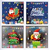 Christmas Window Clings,Christmas Decals Christmas Wall Stickers Christmas Snowflake Window