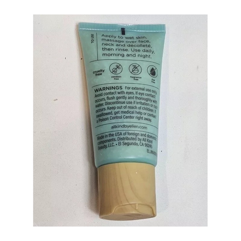 KIND All Kind by Ellen Gentle Cleanser 3 Packs Brand