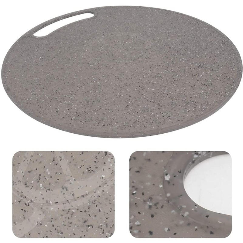 Kopinma Cutting Board Plastic Kitchen Cutting Board Round Baking Board