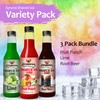 Syruvia Snow Cone Syrup 12.7oz - Fruit Punch, Lime, Root