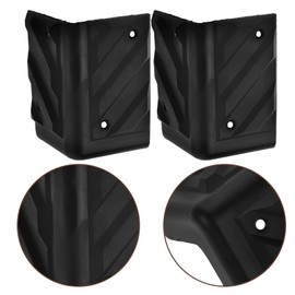 Housoutil Speaker Corner Protection, Pack of 16 Black Speaker Housing Corner Protection Pack, Plastic Right Angle Speaker Protective Corner Corner for Professional Stage Speakers