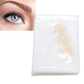 20PCS Light Skin Color Transfer Eyebrow Skin Sticker, Practice Makeup Eyebrow Stencil Stickers for Beauty Salon, Disposable for Sanitation and Security