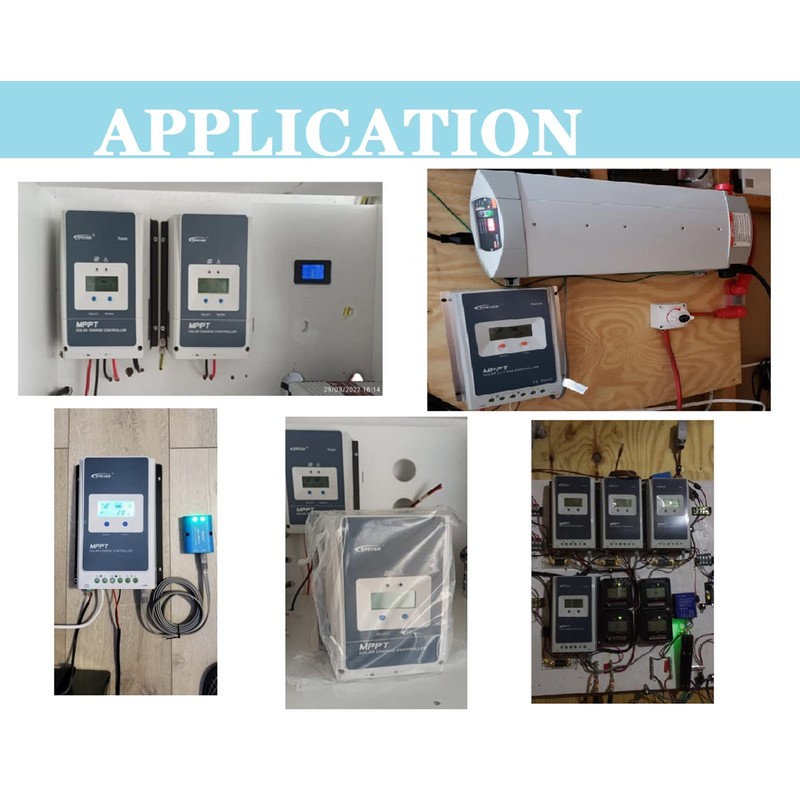 EPEVER 40A MPPT Charge Controller, Solar Panels Regulator MAX 1080W