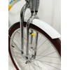 AUTES 26" Springer Fork 1" Threaded Bicycle Fork, Cruiser Chopper
