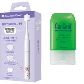 「たんぽぽの種」音波式360度電動歯ブラシ 極細毛 13才～成人用 (ホワイト)