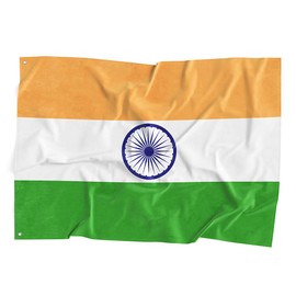 India National Flag Polyester Fiber 3x5 Feet Flag, Bright Colors And Anti-ultraviolet Fade Flag Indoor Outdoor Banner