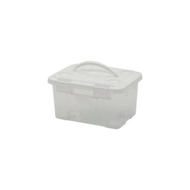 Tenma Storage Case with Handle for Easy Carrying, Free Box with 10 Handles, Storage Box with Roll for Easy Moving, Plastic Case (Width 14.0 x Depth 10.6 x Height 8.3 inches (36 x 27 x 21 cm)