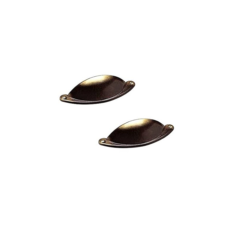 Merriway BH05839 (2 Pcs) 64mm (2.1/2 inch) Shell Style Old