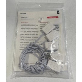 Honeywell RESIDEO  ASC-SS1 2-Wire Glassbreak Shock Sensor, 8 Range White 5 PACK