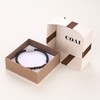 COAI Men's Leather Onyx Red Tiger Eye Stone Beaded Bracelet
