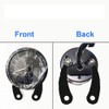 2pcs Universal Motorcycle Speedometer Bracket,Stainless Steel 304 Speedometer Mount,Durable Bracket(Black)