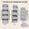 5-Shelf Over Door Hanging Storage Organizer with Large Capacity Pockets,