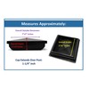 Tapones de plástico blanco de 5 pulgadas, estilo clásico de