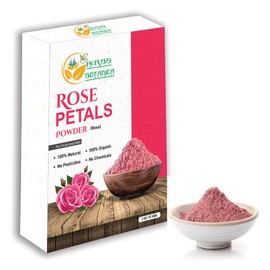 Herbs Botanica Organic Rose Petal Powder – Natural, Chemical-Free Rose Powder for Face Masks, Skin Care, DIY Beauty, Aromatherapy, and Culinary Use – 2 oz, No Added Preservatives or Colors