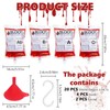 20 x Blood Bags for Drinks with Accessories,Vampire Blood Bag