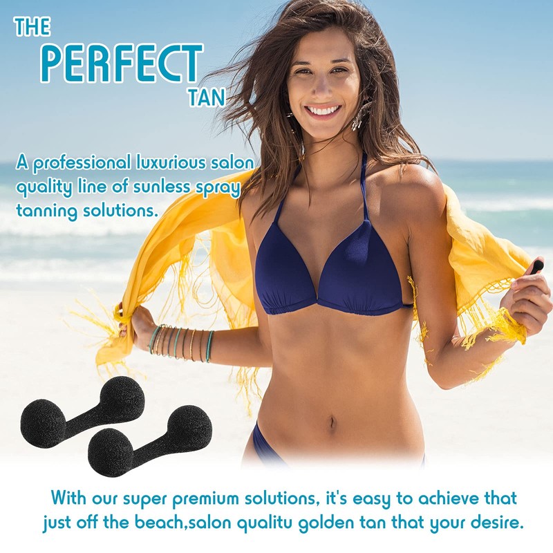 30 Pieces Disposable Nose Filters Spray Tanning With Softness Sponge