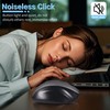 GUGUELEC Wireless Bluetooth Mouse, Ergonomic Design, Soundless, Portable