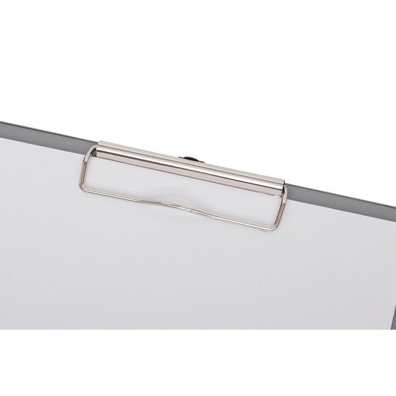 MAUL 2335295 A4 Portrait Clipboard with Foil Cover - Silver