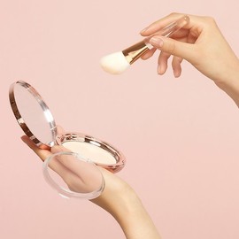 Makeup Helper Art Pact Original Pro Finish 25g Lovely Rachel + Brush Set / 메이크업헬퍼 아트 팩트 오리지널 프로 피니쉬 25g 러블리레이첼 +브러쉬 세트