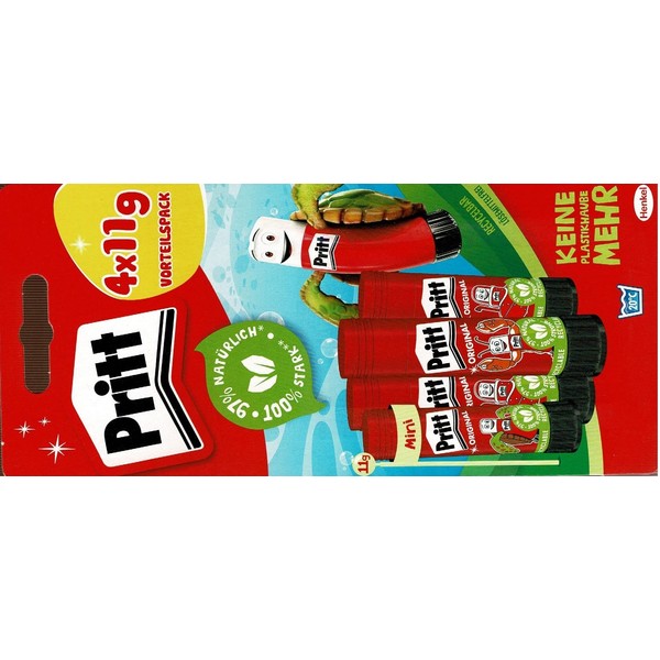 Ritt Glue Stick, Set of 4 x 11g Value Pack