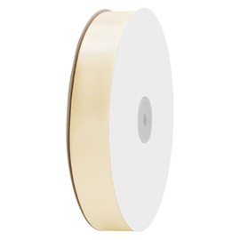 Maclemon 3/4 inch Wide 100 Yards Double Face Ivory Satin Ribbon Ivory Fabric Ribbon for Gift Wrapping Very Suitable for Weddings Decoration Bouquet Balloons Arts Craft Sewing Hair Bow
