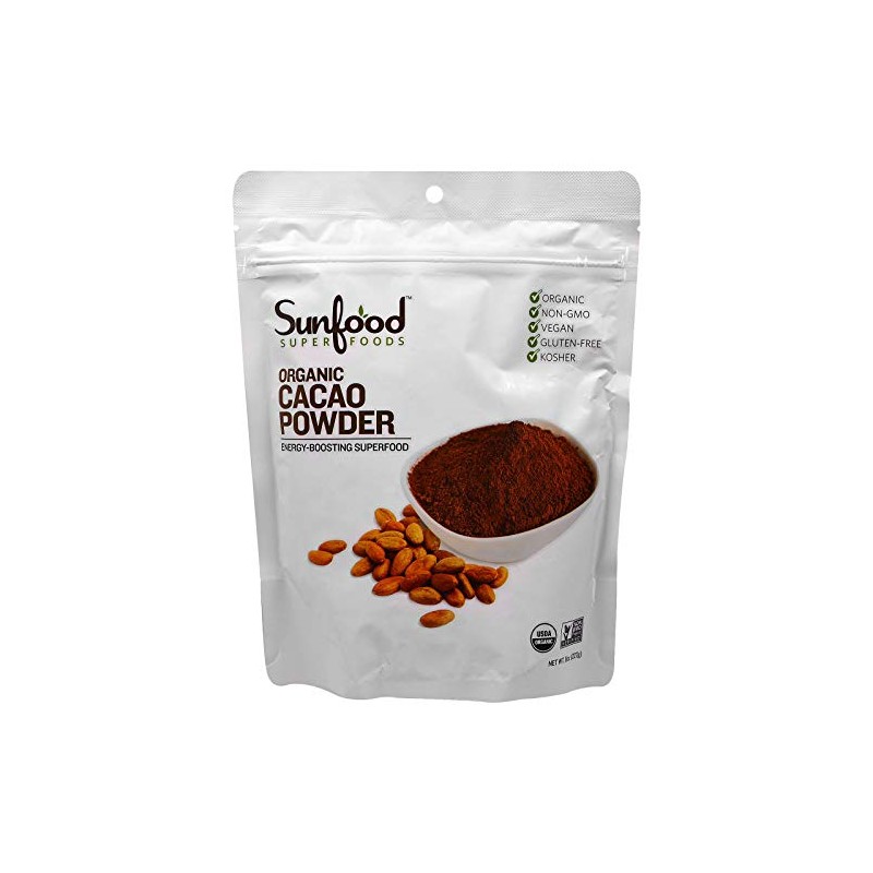 Sunfood Cacao Powder, Organic 8 oz
