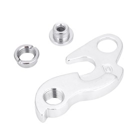 Tail hook1pc Cycling Aluminium Alloy Rear Gear Mech Derailleur Hanger Hook Dropout Frame (Silver)(002)