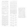 ECHO‑OVE 5 Sheets Hair Body Face Gems Rhinestone Stickers