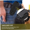 Mipcase 1pc Flashlight Pouch Holder Stretchable Rotatable Clip for Duty