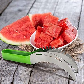 WOIWO 1 PCS Creative Kitchen Gadget Non-Slip Plastic Handle Watermelon Cutter Kitchen Fruit Splitter