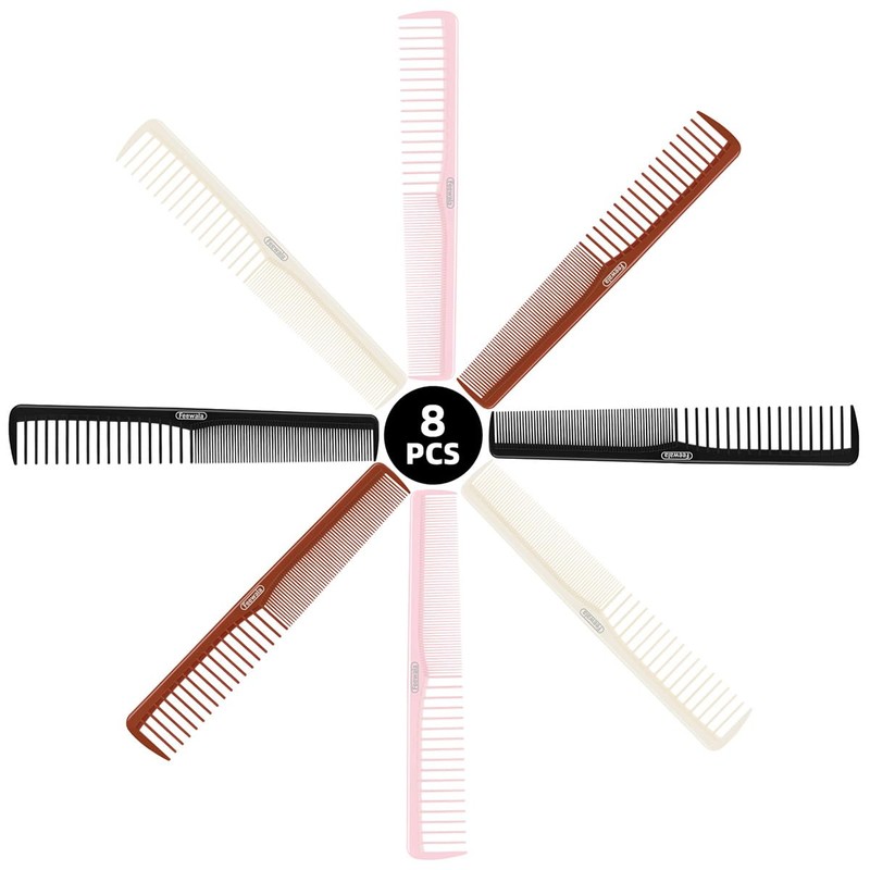 Feewala Combs Set, Classic Hair Comb, Fine and Wide Teeth,