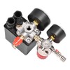 VOBOR Druckschalter Kompressor,G1/8" Druckregler Kompressor,Kleiner Luftkompressor Zubehör Kompressor Ersatzteile Mit