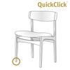 Wagner QuickClick® Chair Glides – Set of 8 Replacement Slider/'Natural