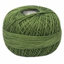 Lizbeth Egyptian Cotton Crochet Thread Size 40 Color 684 Medium Leaf Green