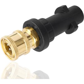 Bestgle Hochdruckreiniger Pistolen Adapter mit 1/4'' Schnellanschluss Buchse Kompatibel mit Karcher K-Serie K2, K3, K4, K5, K6, K7 Hochdruckreiniger Schaumkanone