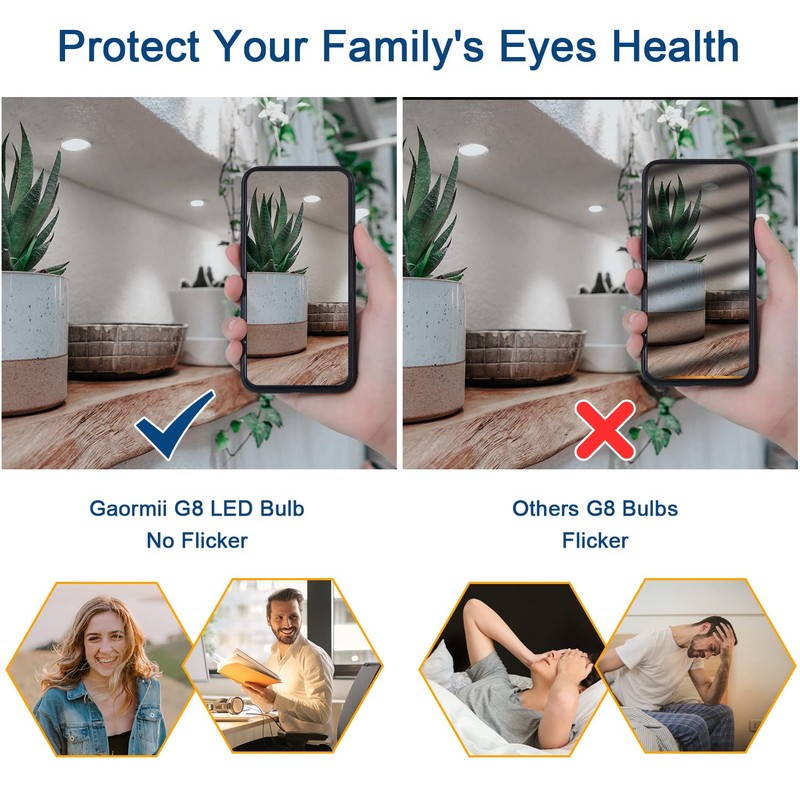 G8 LED Bulb Dimmable 3W Equivalent to 20W-25W Halogen Bulb,