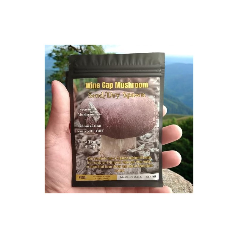 Wine Cap Mushroom Seed/Dry Spawn