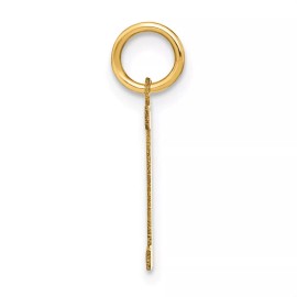 GlittersandGold 14ky Letter I Initial Pendant Bracelet Necklace